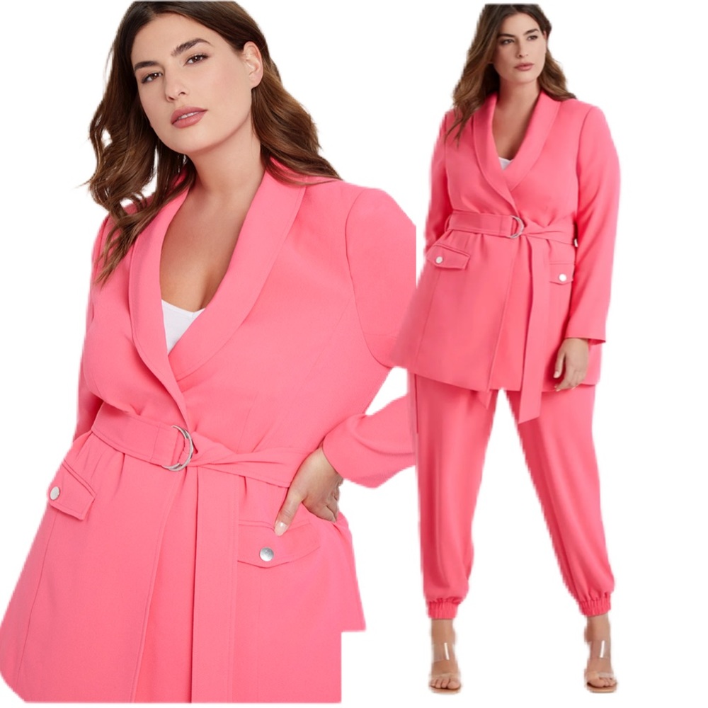 Priscilla Ono x ELOQUII Belted Blazer with Pockets